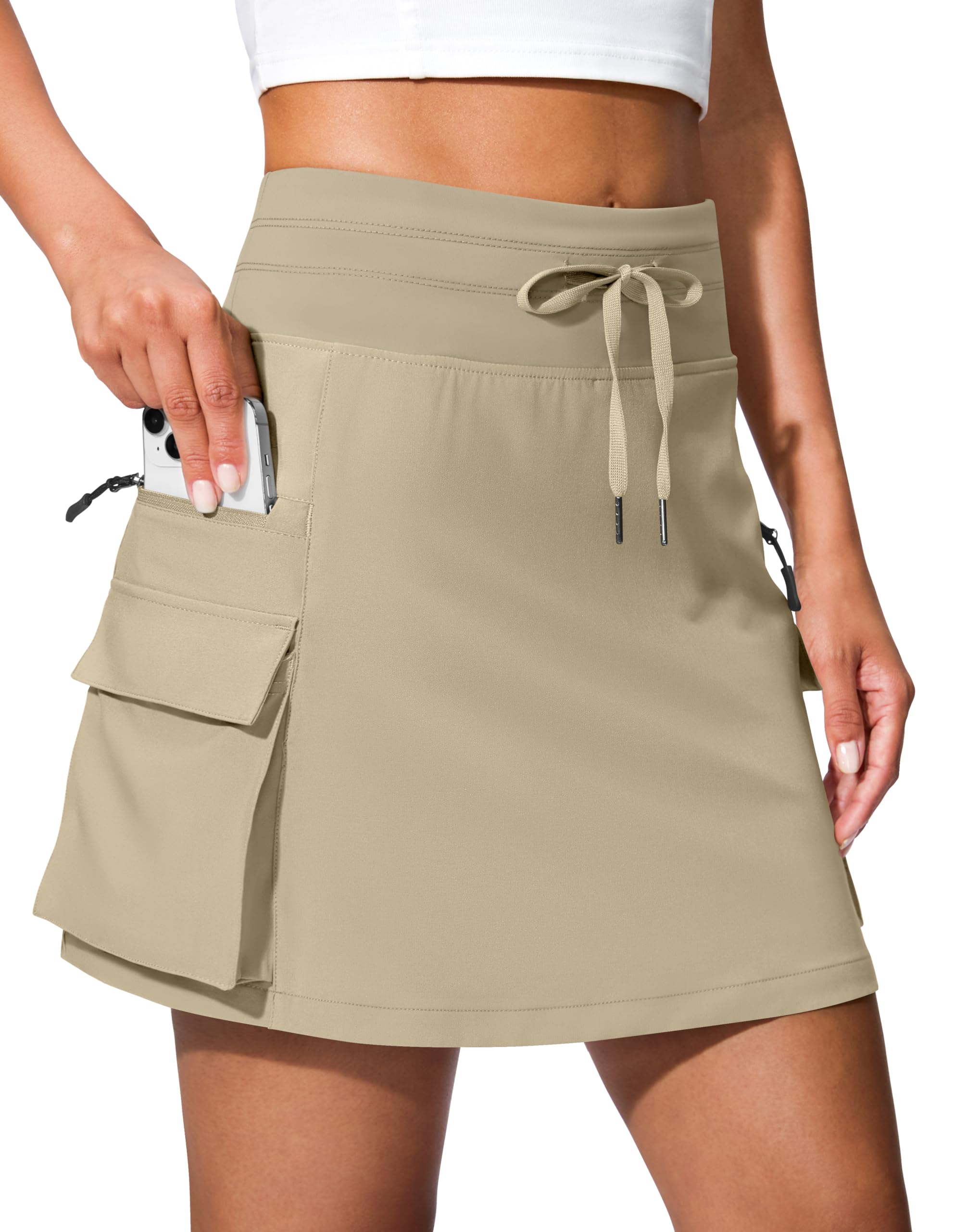 SANTINY Cargo Skort