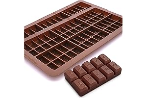 Small Leaf Chocolate Bar Silicone Candy Molds (2 Pack)