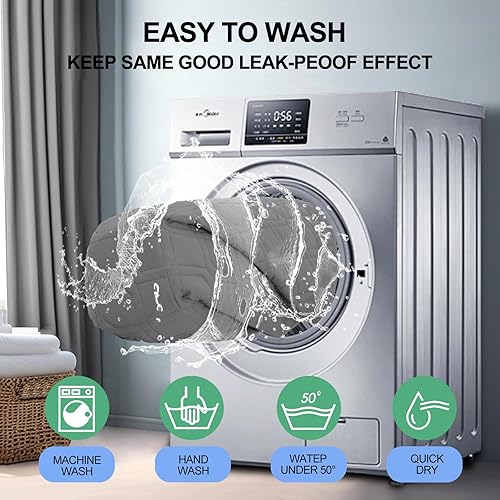 Miniatura 8 de Smiry Funda impermeable para cama de mascota, suave y lavable, para cama, sofá, reversible, perros pequeños, medianos, grandes, gatos, diseño