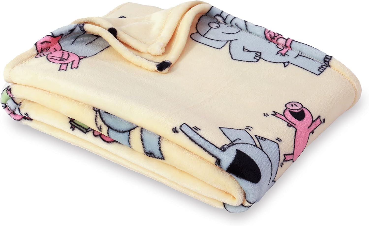 Berkshire Blanket & Mo Willems® VelvetLoft® Luxury Soft Cozy Cute Kids Throw Blanket,Gifts for Kids,Elephant & Piggie,50 in x 70 in(Official Mo Willems® Product) - Image 8