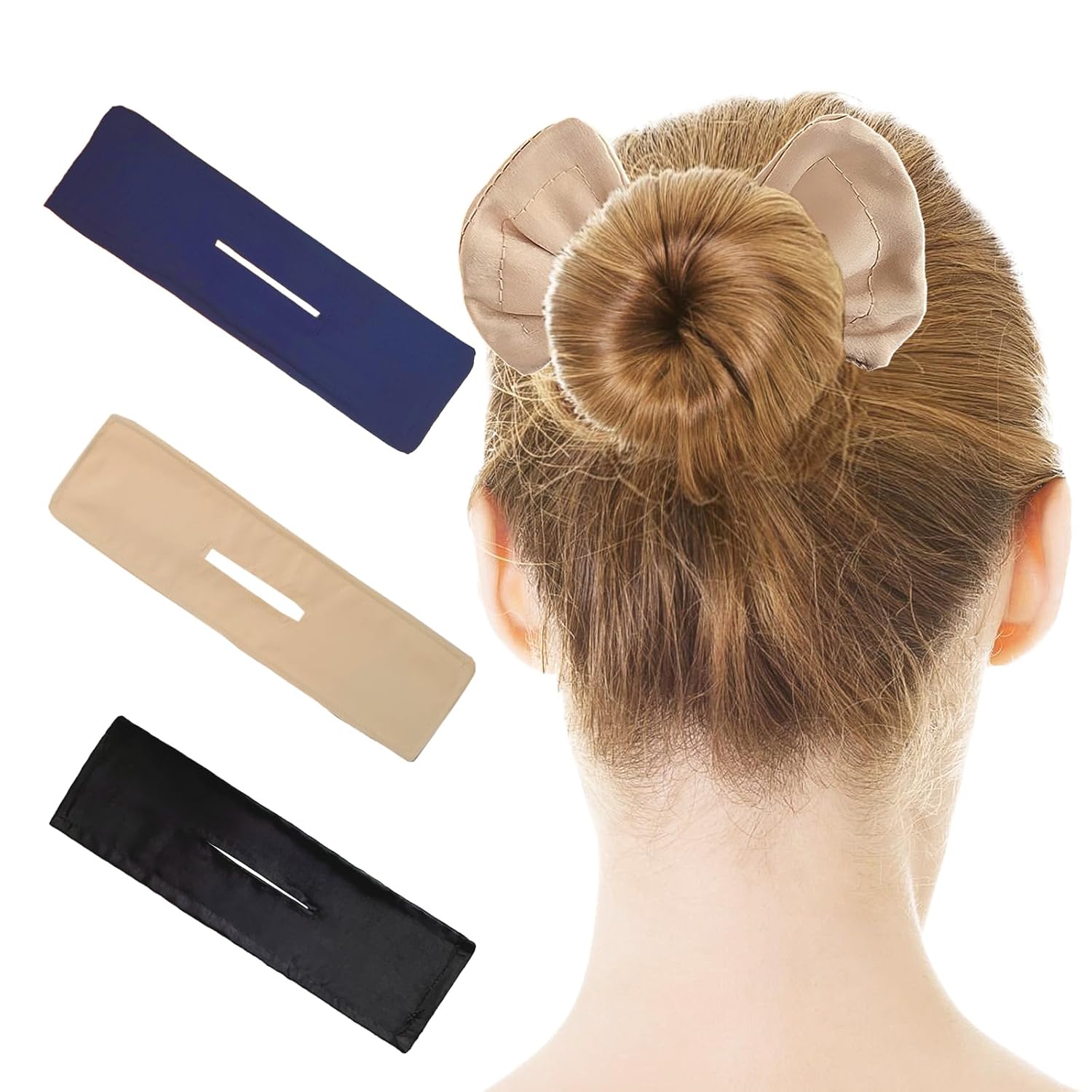 3 Pieces Deft Hair Bun Maker for Twister Hair Bun