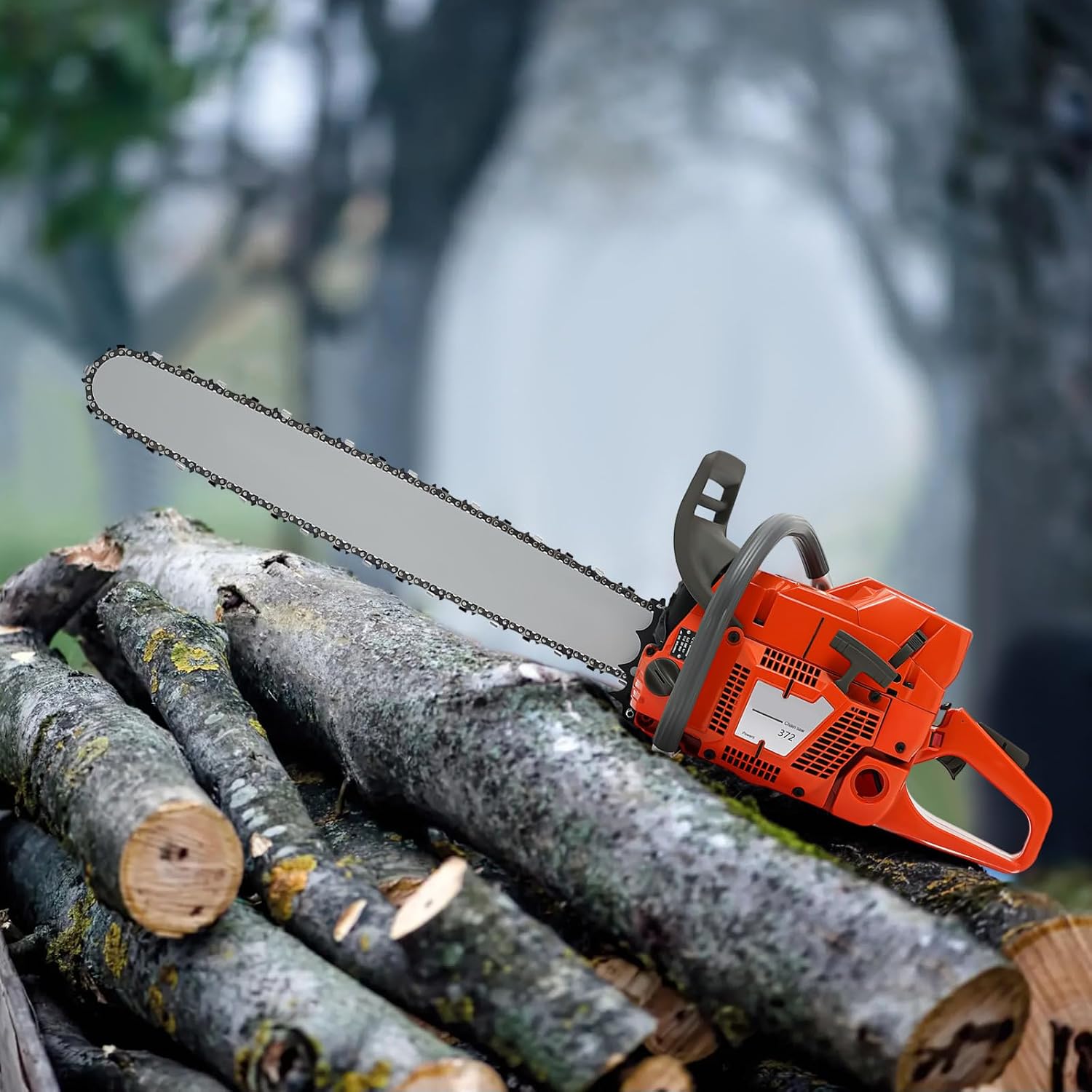 71cc Gas Chainsaw 28 Inch - 2-Stroke Gas Powered Chainsaw Kit for Tree Cutting & Trimming, Include Tool Bag&Fuel Bottle, Ideal for Yard Work and Property Cleanup &Christmas Gift for Dad (71CC)