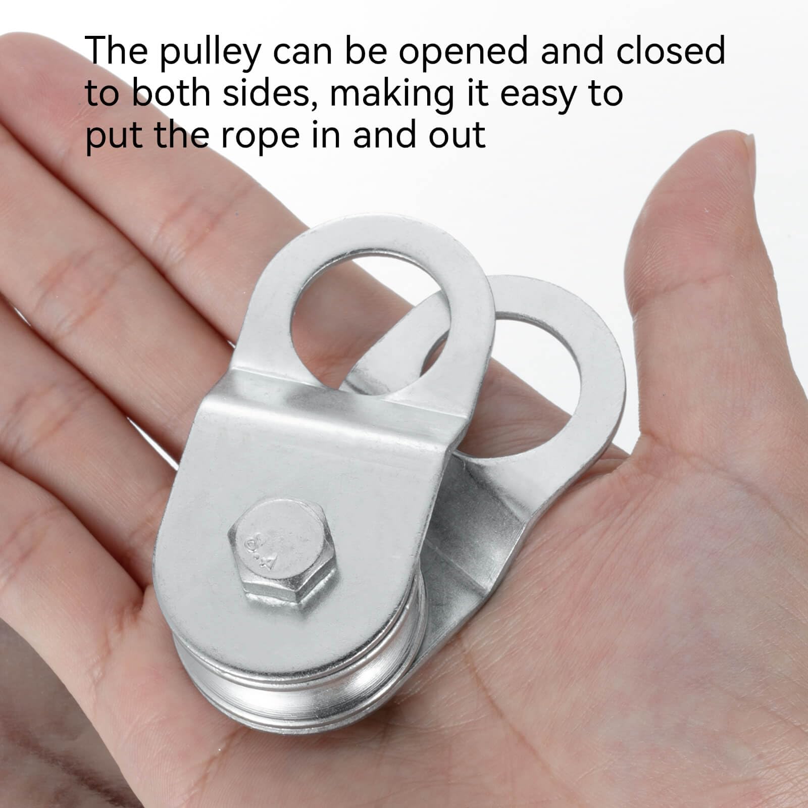 Open Cable Pulley Block - 110 Lb Lifting -6 Open Cable Pulley Block - 110 Lb Lifting -6