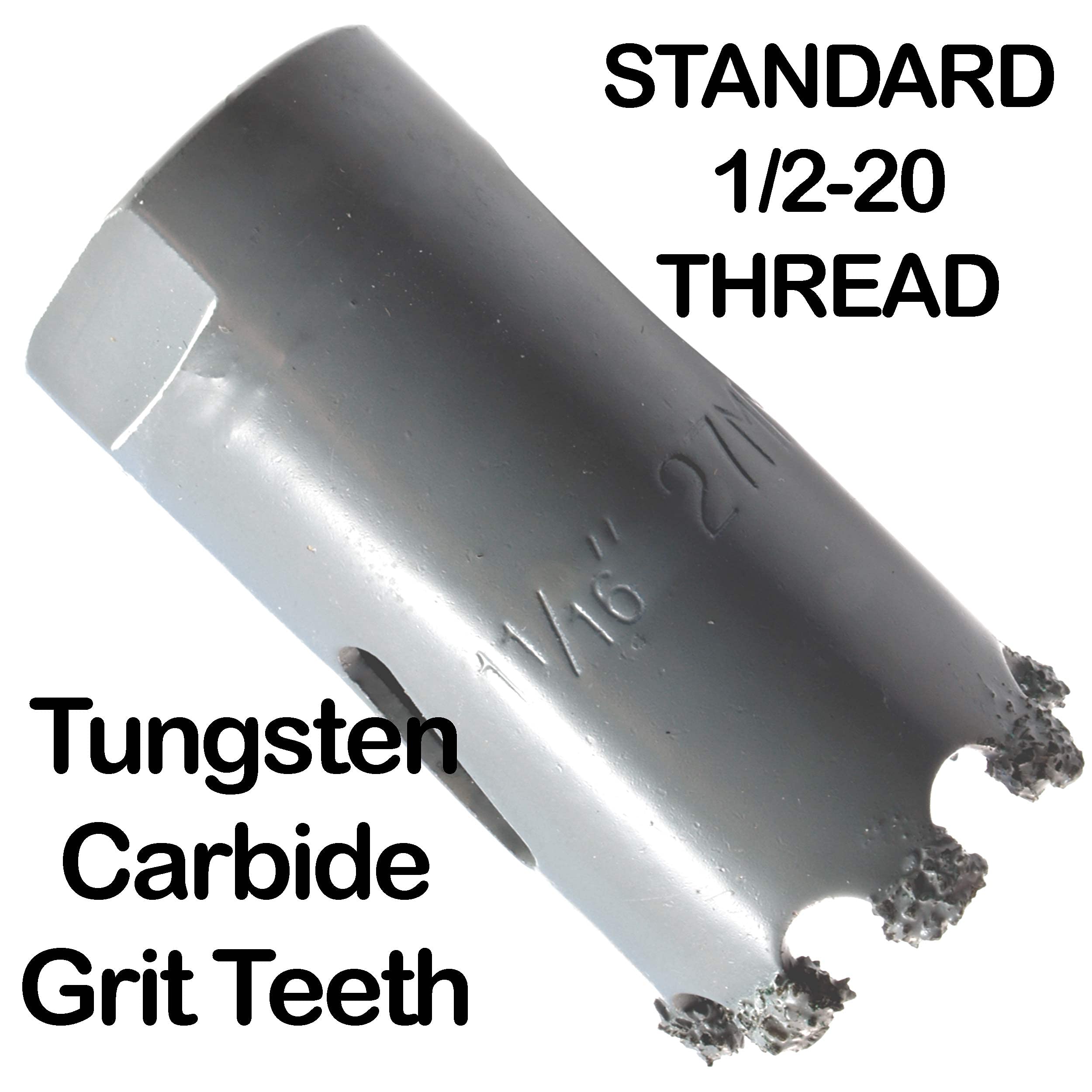 27mm Carbide Hole Saw Bit Concrete Hole Saw 27mm Carbide Hole Cutter Drill Stucco Brick Fiberglass Reinforced Plaster And Ceramic Tile Saw Through Drywall And Cement Block For Recessed Lighting - Image 3