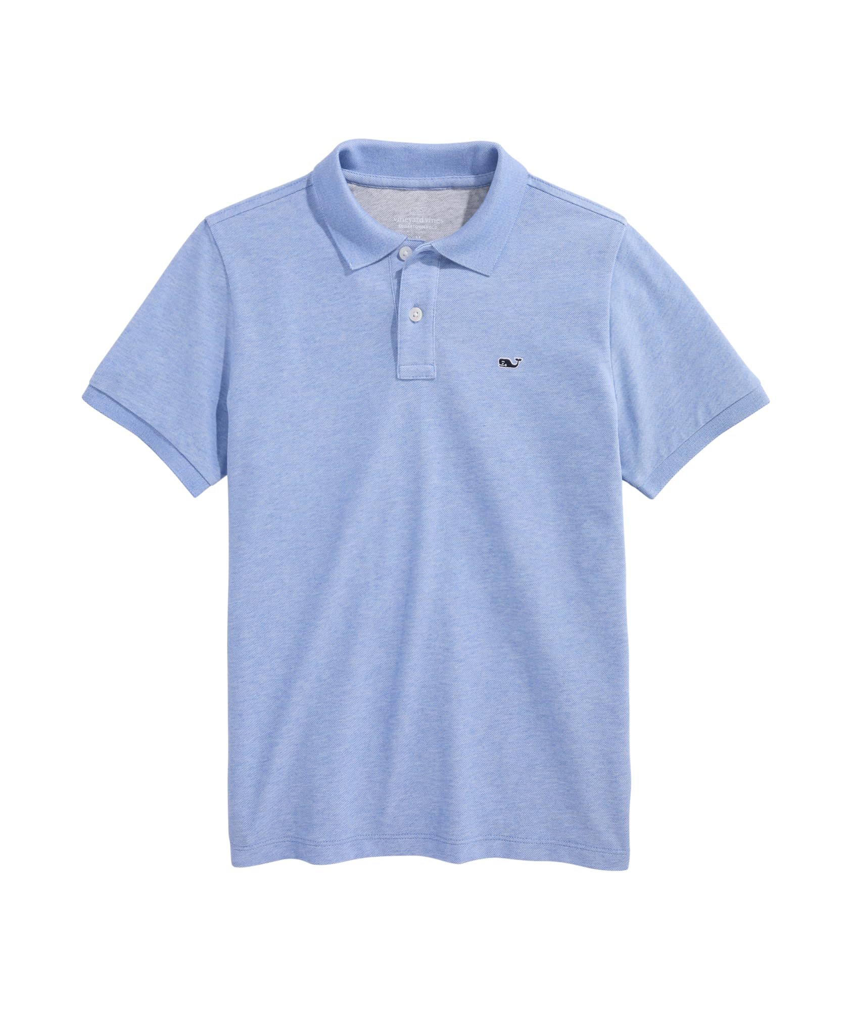 vineyard vines Boys' Edgartown Pique Polo, Breaker Blue, 3T