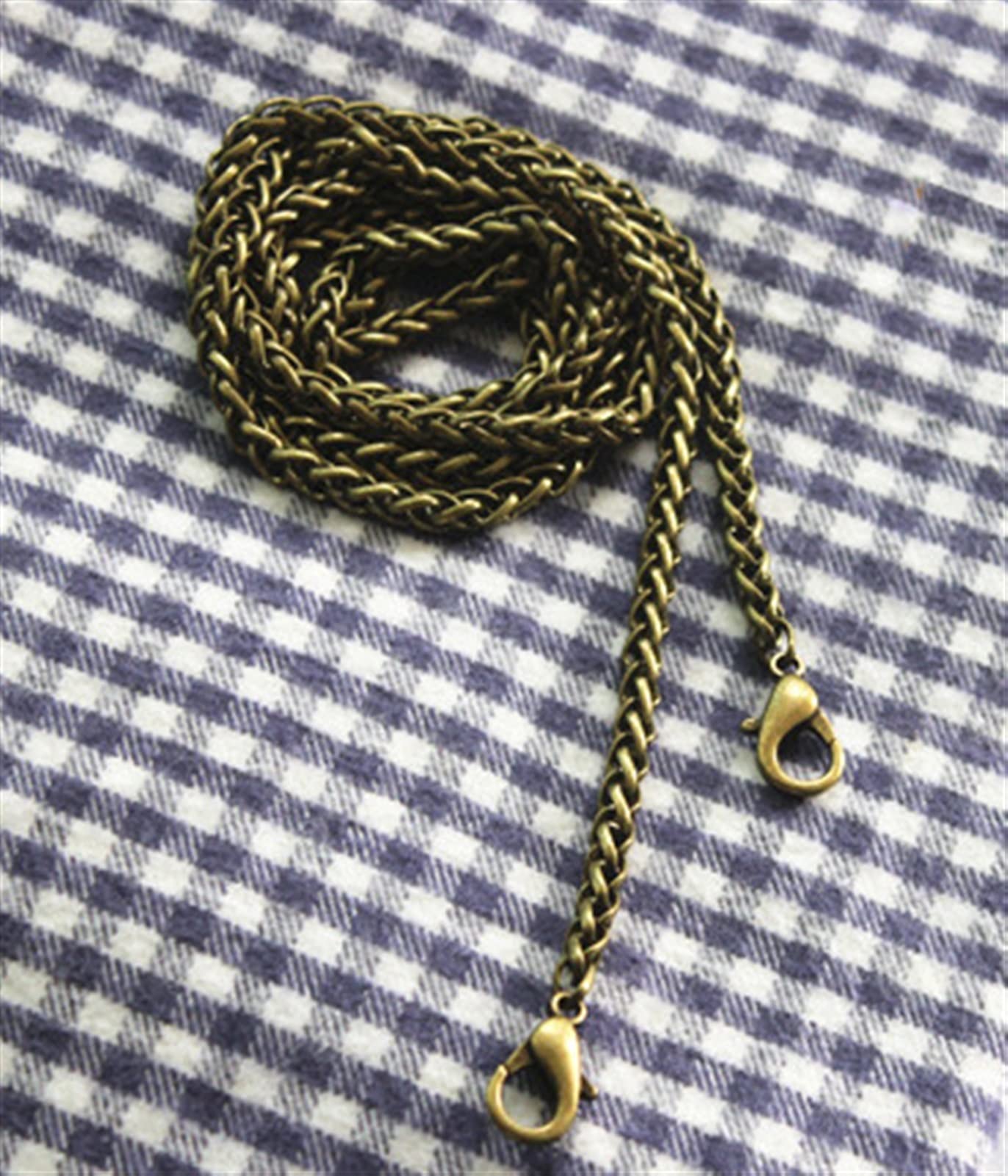 cadena bolso 2 cadenas de metal for monedero de 5 mm.