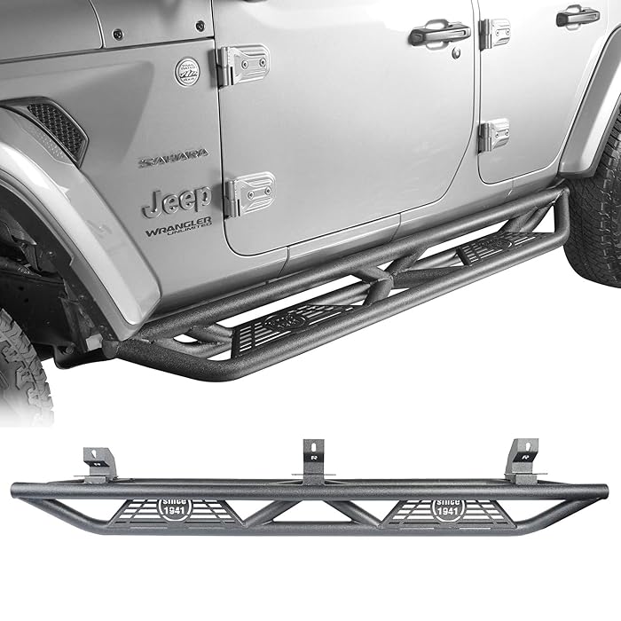Buy Hooke Road for Jeep Wrangler JL Side Steps Running Boards Slider