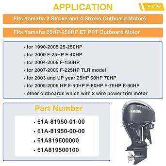 12V 3-Pin Power Trim Tilt Relay for Yamaha