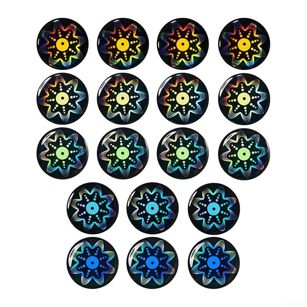 Eawfgtuw Lot de 18 autocollants bloqueurs de champs électromagnétiques pour appareils électroniques, protection anti-radiations pour téléphones portables, tablettes, ordinateurs, application facile,