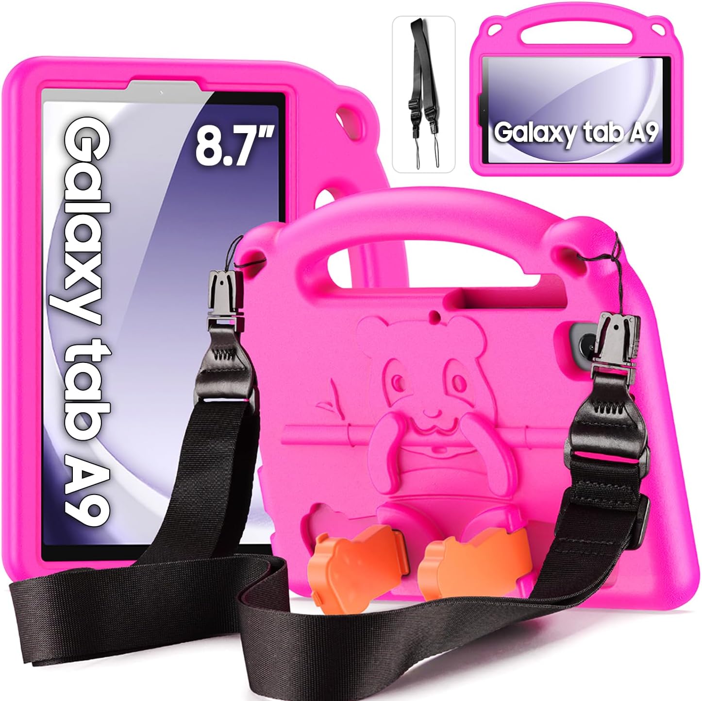 Custodia Universale In Silicone Per Tablet 9-12 Pollici – Antiurto Con Supporto Regolabile, Approvata FDA, Resistente A Cadute E Polvere