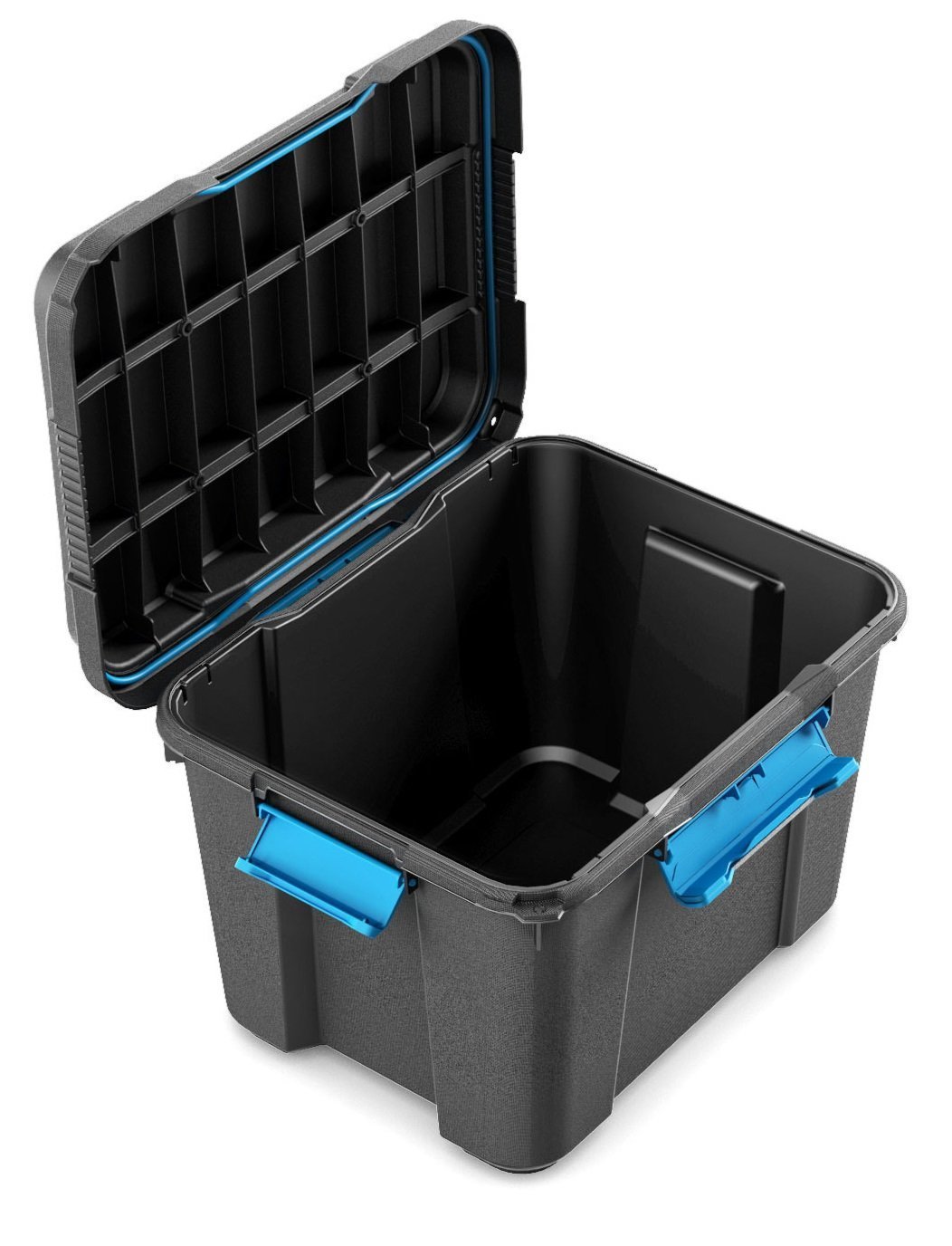 The Scuba Box Plastic Scuba Dive Dry Box Black Storage Trunk 45 litres Perfect for Loft