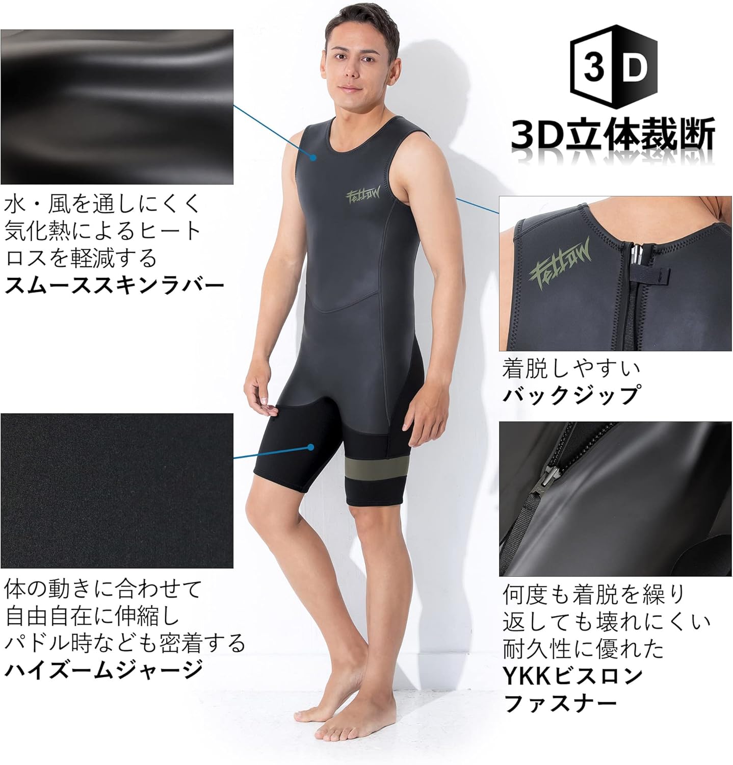 ウェットスーツ TPRG メンズ フルスーツ大会用3mm 2mm 箱付 ウェットスーツ TPRG メンズ フルスーツ大会用3mm 2mm 箱付 Amazon