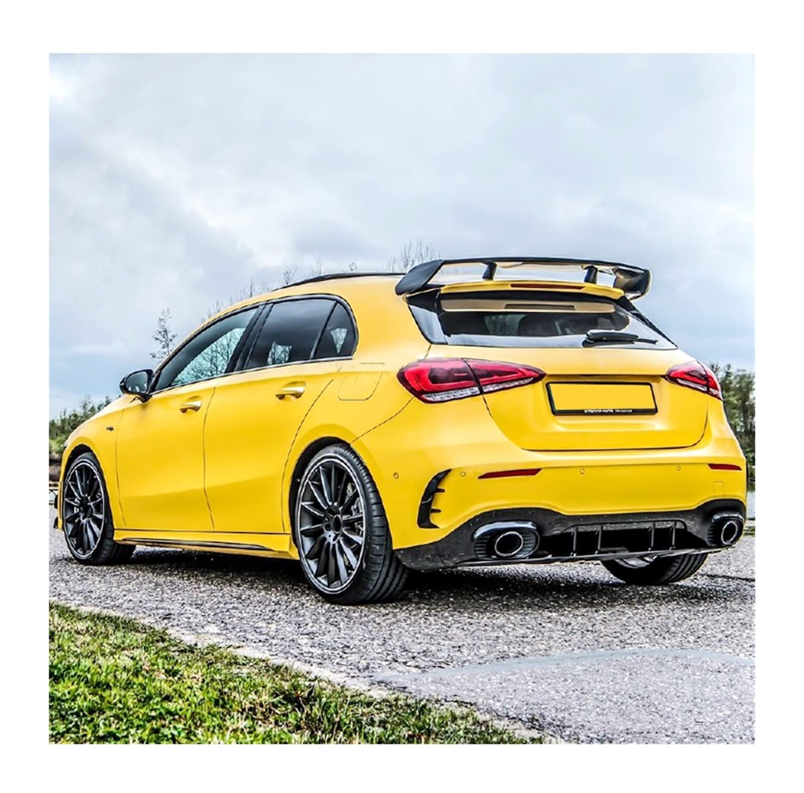 Tylny Spojler Dachowy Samochodu Tylne Skrzydło Bagażnika Dla Mercedesa Dla Benz W177 Hatchback Klasa A A180 A200 A250 A260 A45 AMG 2019 2020(A)