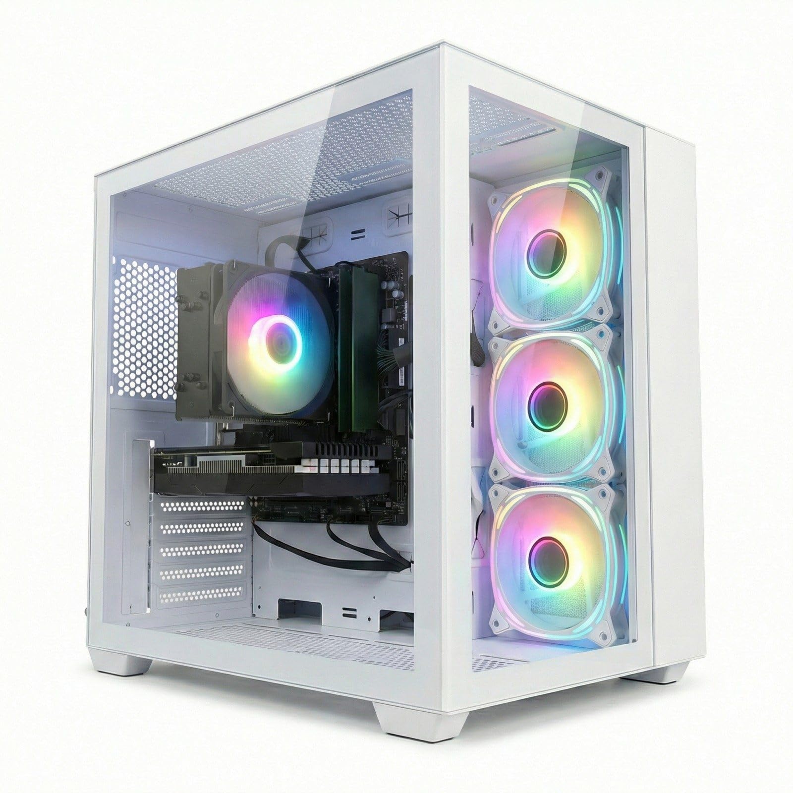 STGsivir PC Gaming, Ordenador de Sobremesa Gaming, Core i7 hasta 3.9 GHz, Nvidia RTX 3060 12GB GDDR6, 16GB RAM, 512GB SSD, WiFi 6, BT 5.0, Windows11 Pro