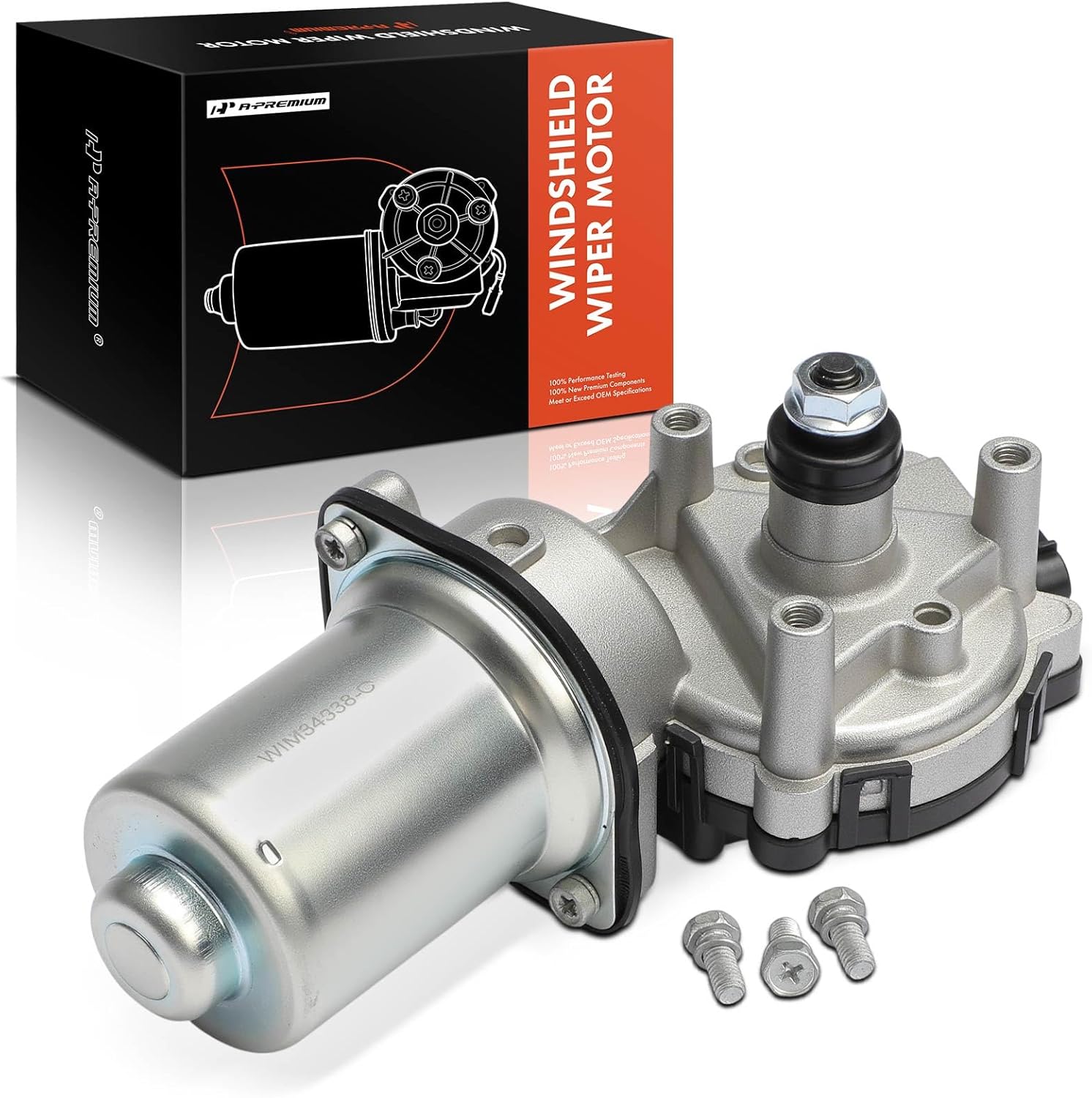 A-Premium Front Windshield Wiper Motor Compatible with Sonata 2015 2016 2017 2018 2019, 4-Pin