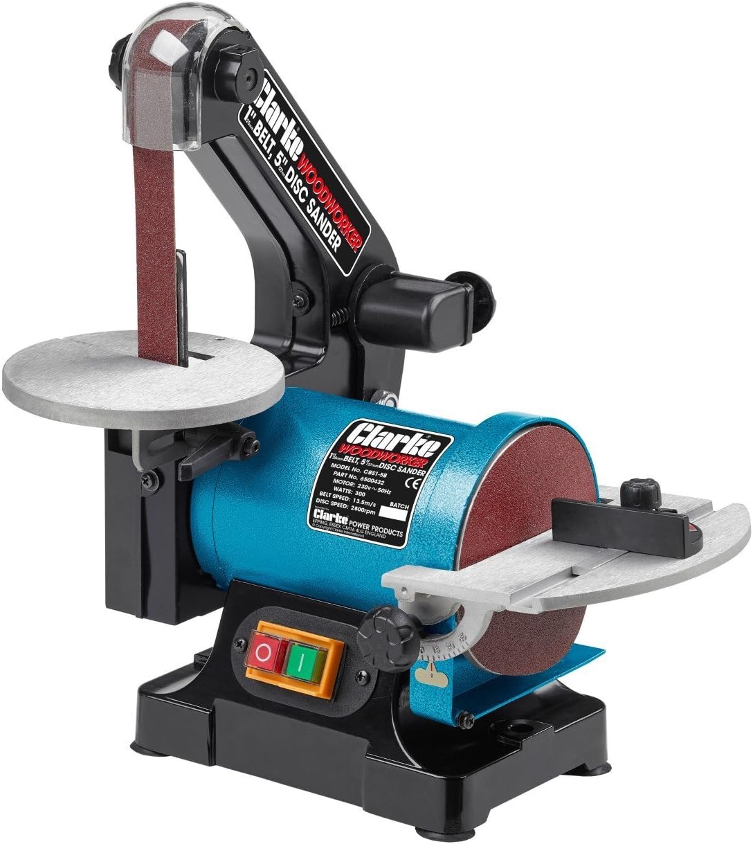 Clarke Belt/DISC Sander 1"X 30" Belt 5" DISC CBS1-5B