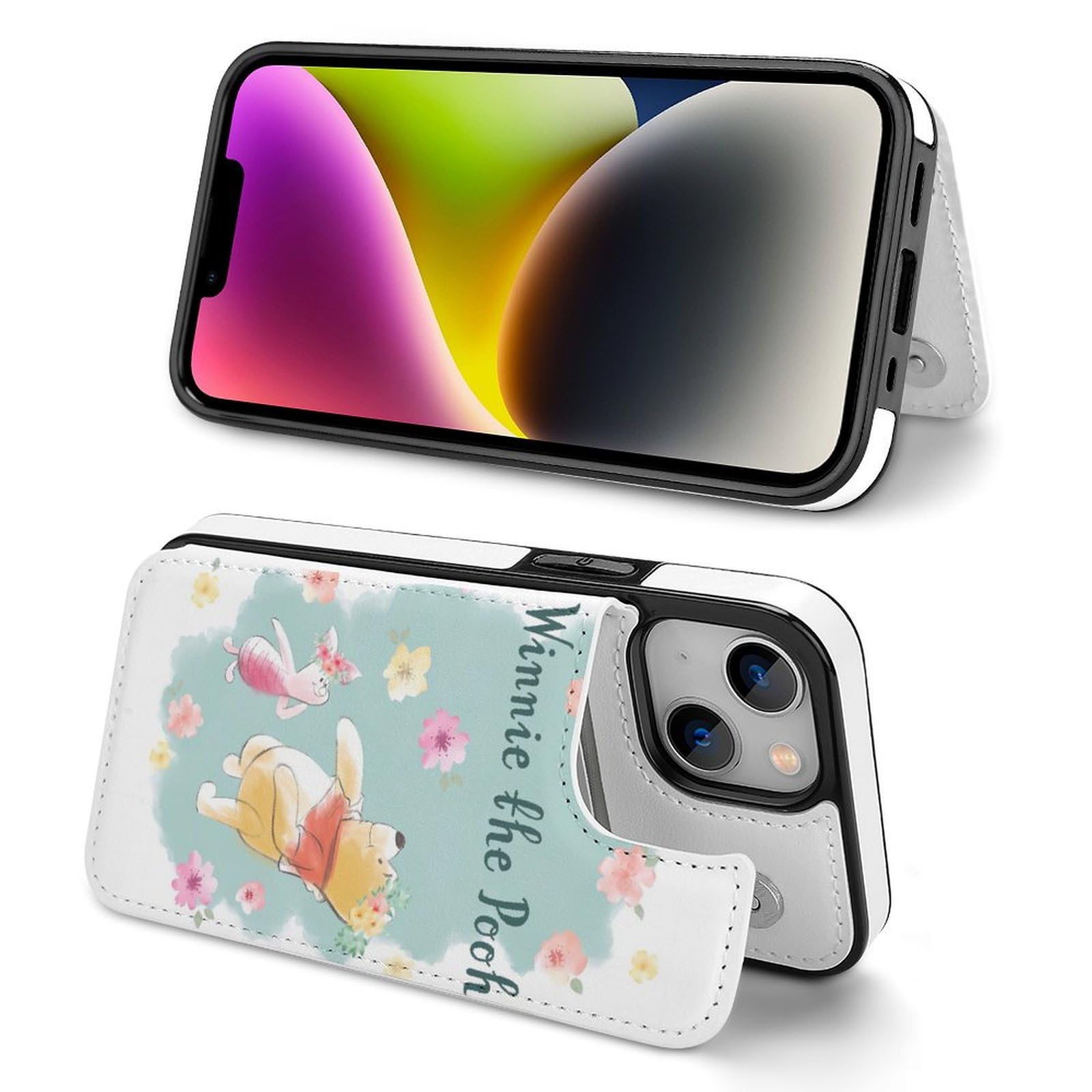 Amazon.co.jp: くまのプーさん iPhone 14 Pro ケース 手帳型
