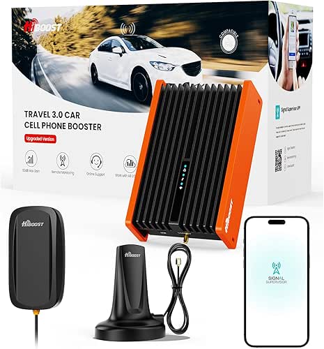 HiBoost Cell Phone Booster for Car and SUV Pickup, Signal