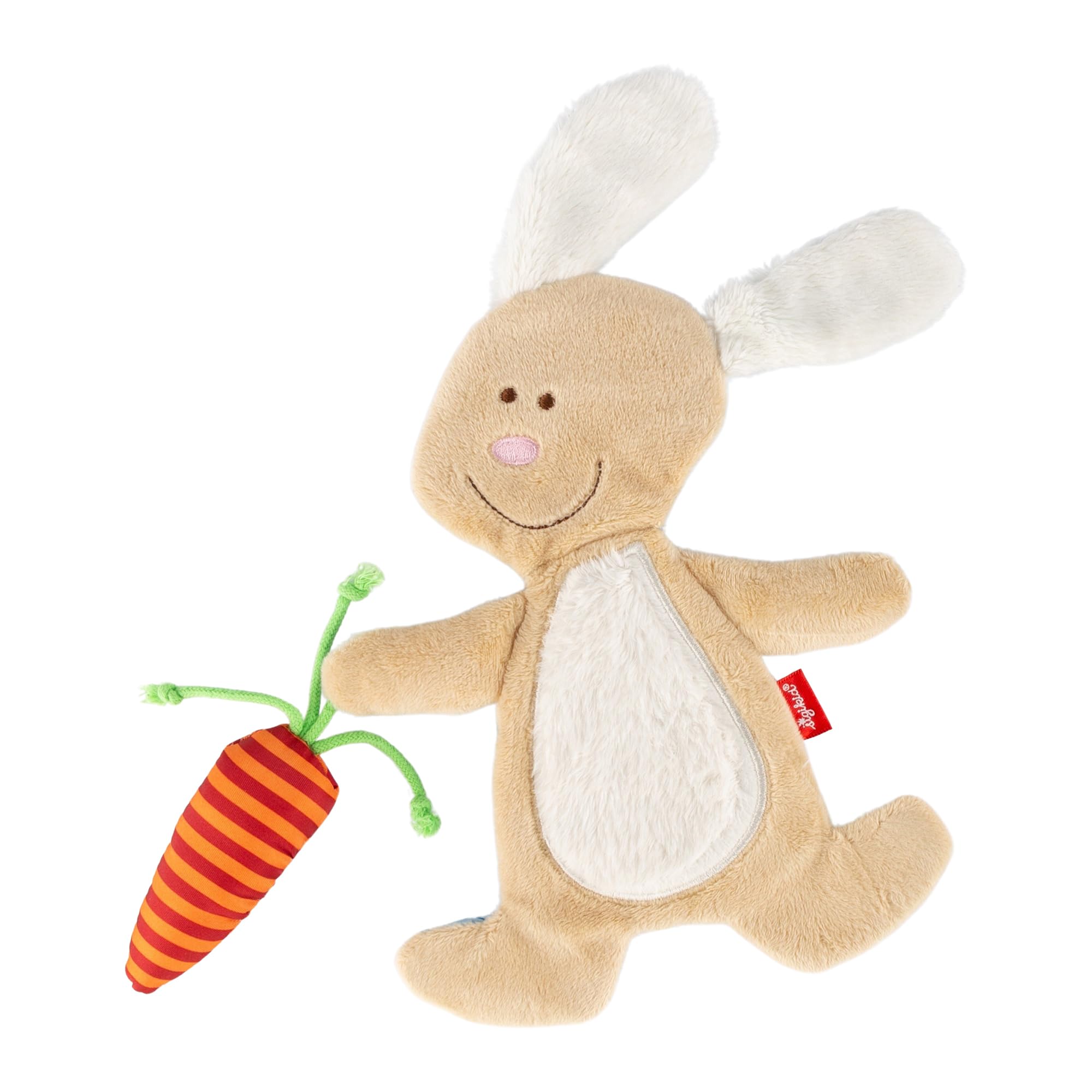 Sigikid 18 x 23 x 3 cm Babyspielzeug Bunny Rustling Comforter (Beige)