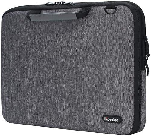 Miniatura 8 de iCozzier 13-13.3 Pulgadas Asa Portátil Maletín Bolsa De Hombro Accesorios Electrónicos Organizador Messenger Estuche De Transporte Con Hombro Y