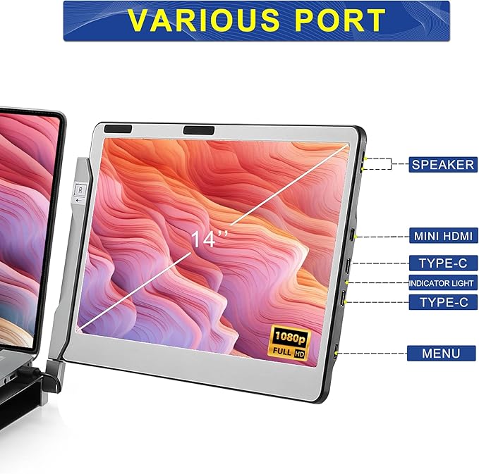 Monitor Extensor 14 FHD miniatura 3