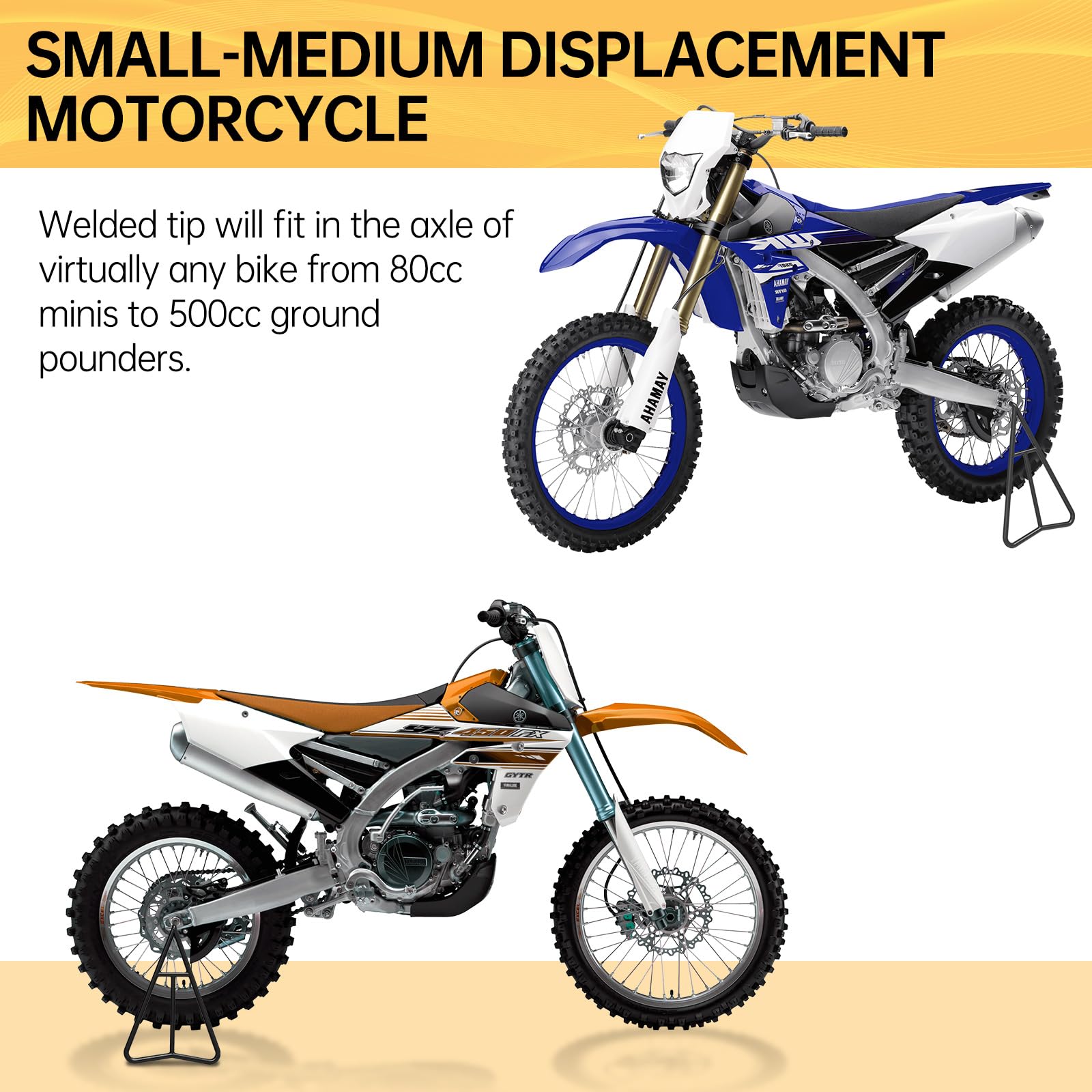 Amazon.com: Dirt Bike Triangle Stand, Motorcycle Rear Wheel