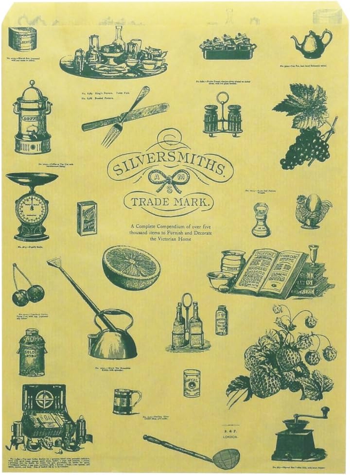 Taka Stamp Gift Bags, Flat Bags, 501709, Silversmith, Large, 200