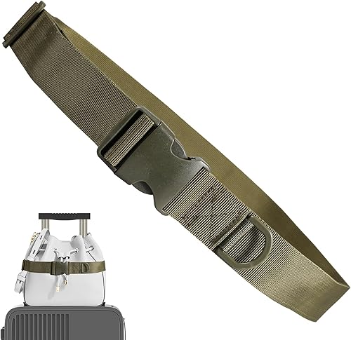 Cinturón de viaje para equipaje, cinturón de viaje para equipaje de mano, elegante y ajustable, cinturón de viaje para equipaje, accesorios de viaje