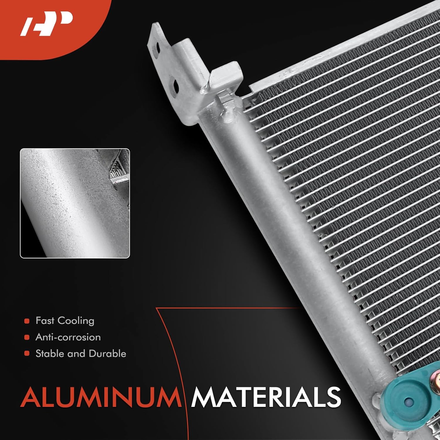 A-Premium Air Conditioning A/C Condenser Compatible with Toyota Avalon 2013-2018, Camry 2012-2017, L4 2.5L, Only Fit EV-GAS (FHEV) Fuel