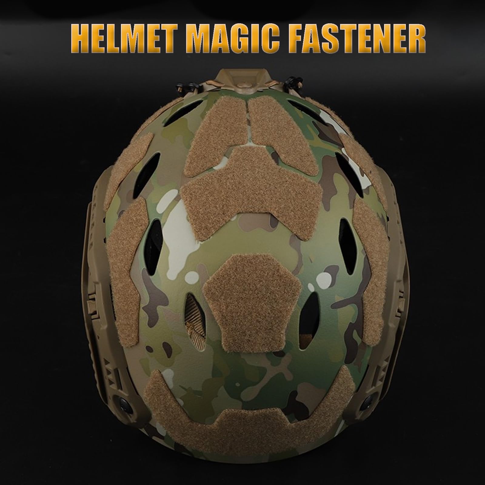 Casco Tattico da Softair con Supporto NVG e Sistema di Guide Modulari, Traspirante e Leggero per Giochi di Sopravvivenza, Tiro e Caccia