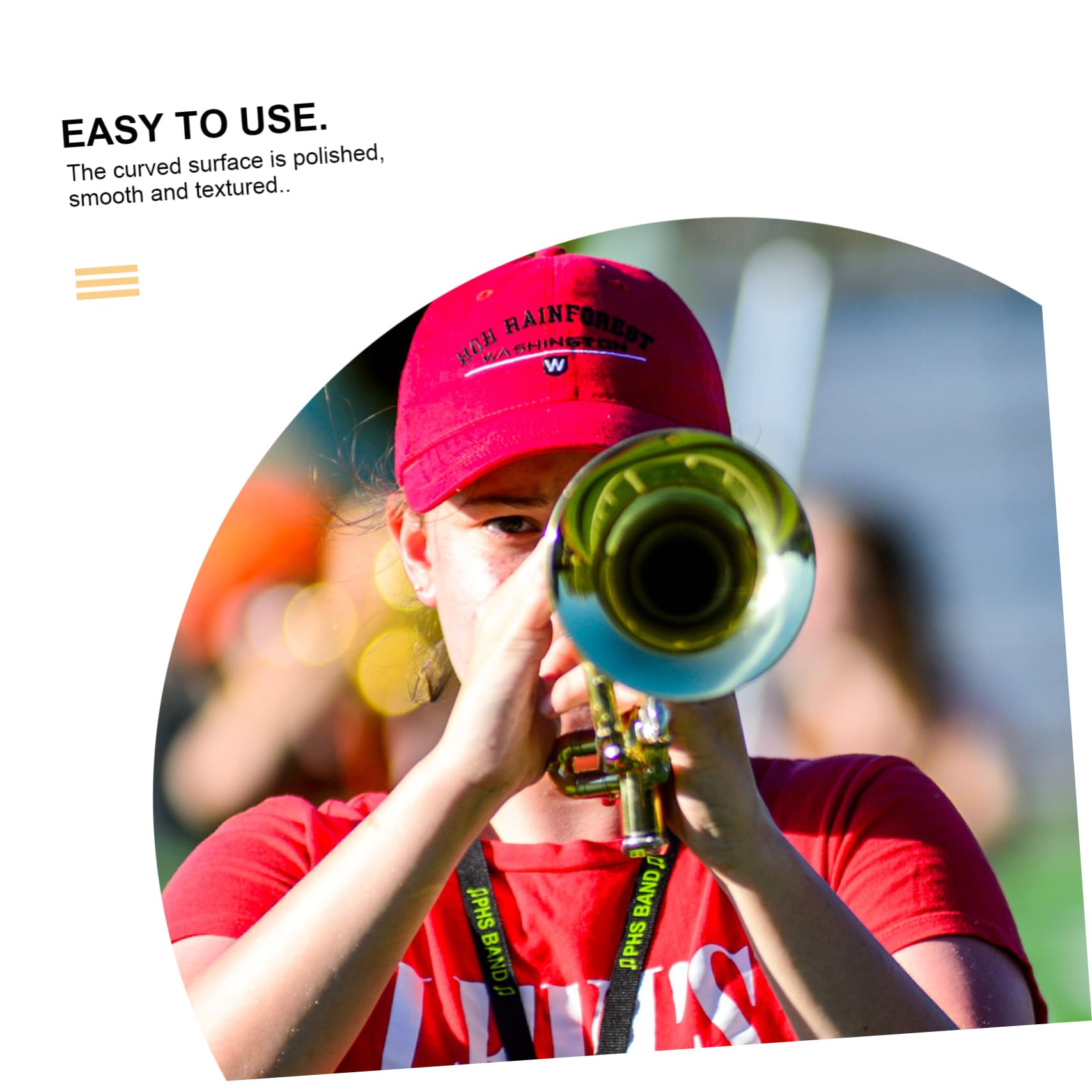 HEMOTON 1 Pc Professional Tuba Replacement Accessory Horn Mouthpiece for Trumpet Sturdy Replacement Part