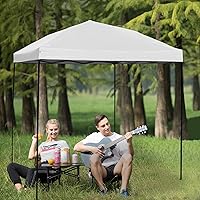 Vista 6 de Toldo de repuesto, cubierta desplegable de 10 x 10 pies para toldo de pierna recta, para exteriores, jardín, patio, camping, parasol