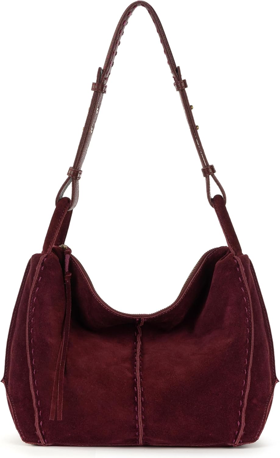 The Sak Los Feliz Hobo Purse - Premium Large Leather Women's Handbag for Everyday & Travel - Durable Purse With Zipper Pocket