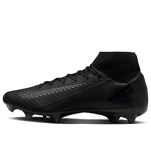 NIKE ZM Superfly 10 ACAD FG / MG, Sneaker Uomo, Black / Black - Deep Jungle, 43 EU