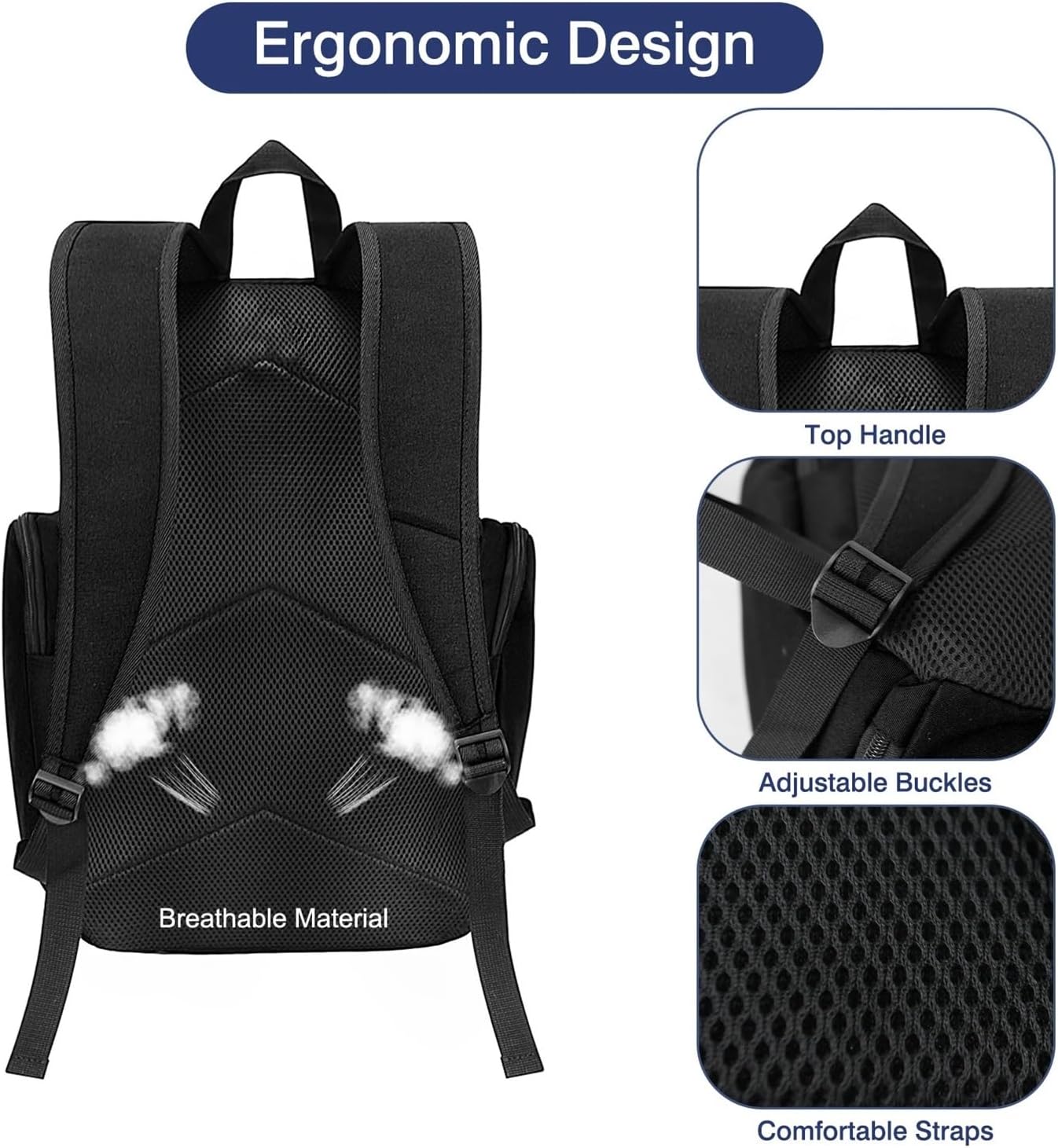 Basketball Bag Basketball Backpack Bag with Separate Ball Compartment and Shoes Pocket