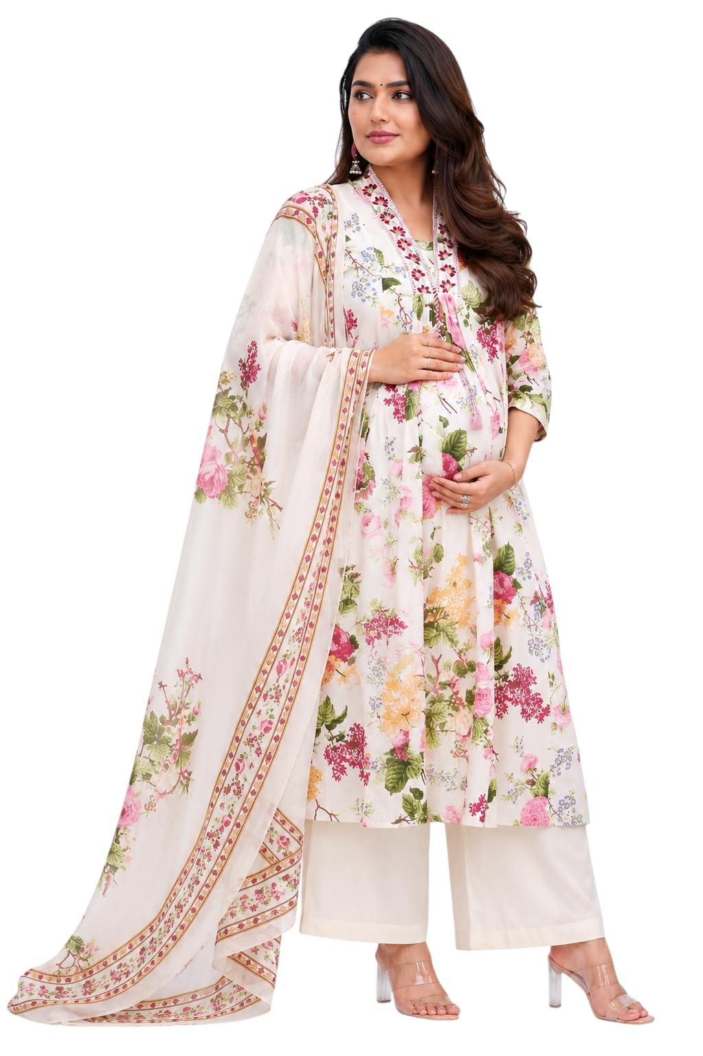 Jikonet Women's Maternity Kurti for Feeding Zippers (VJK)