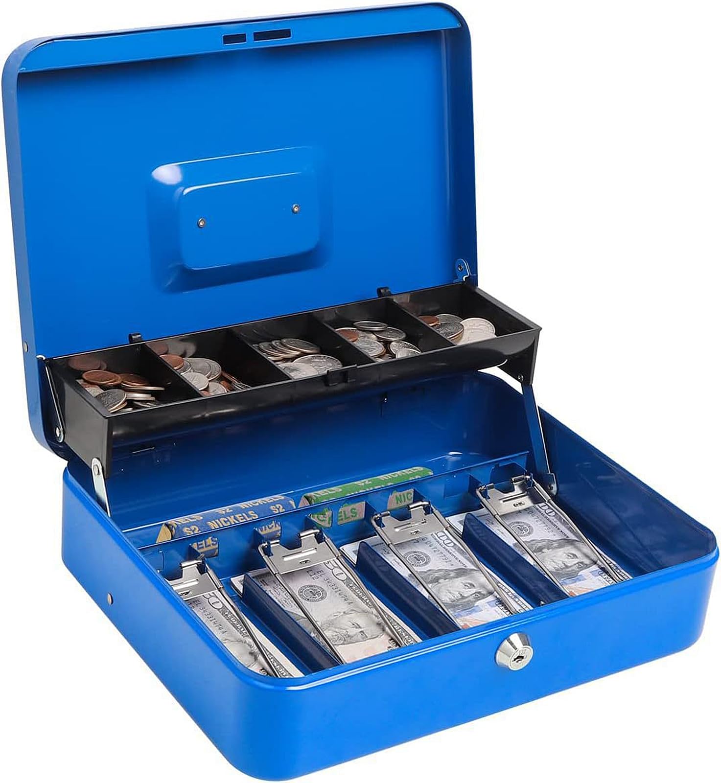 手提金庫 キーロック式 会計用コインケース 3つスプリングクリップ 紙幣整理 金属製 鍵付き 小型 防犯金庫 手提げ 事務所 オフィ  Amazon.co.jp: 手提金庫 キーロック式 会計用コインケース 4つスプリングクリップ 紙幣整理 手提げ金庫 キャッシュボックス ...