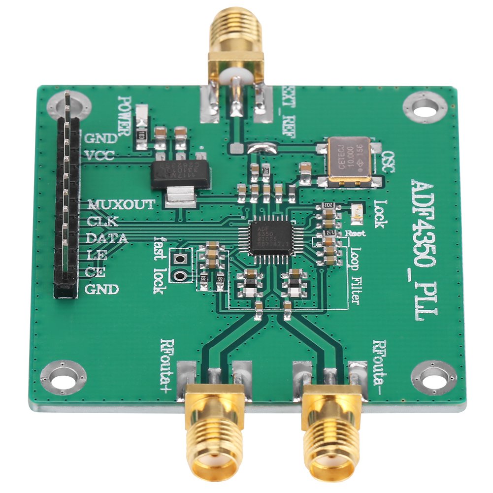 137M-4.4GHz RF Source PLL Phase Locked Loop Frequency Synthesizer ADF4350 Development Board