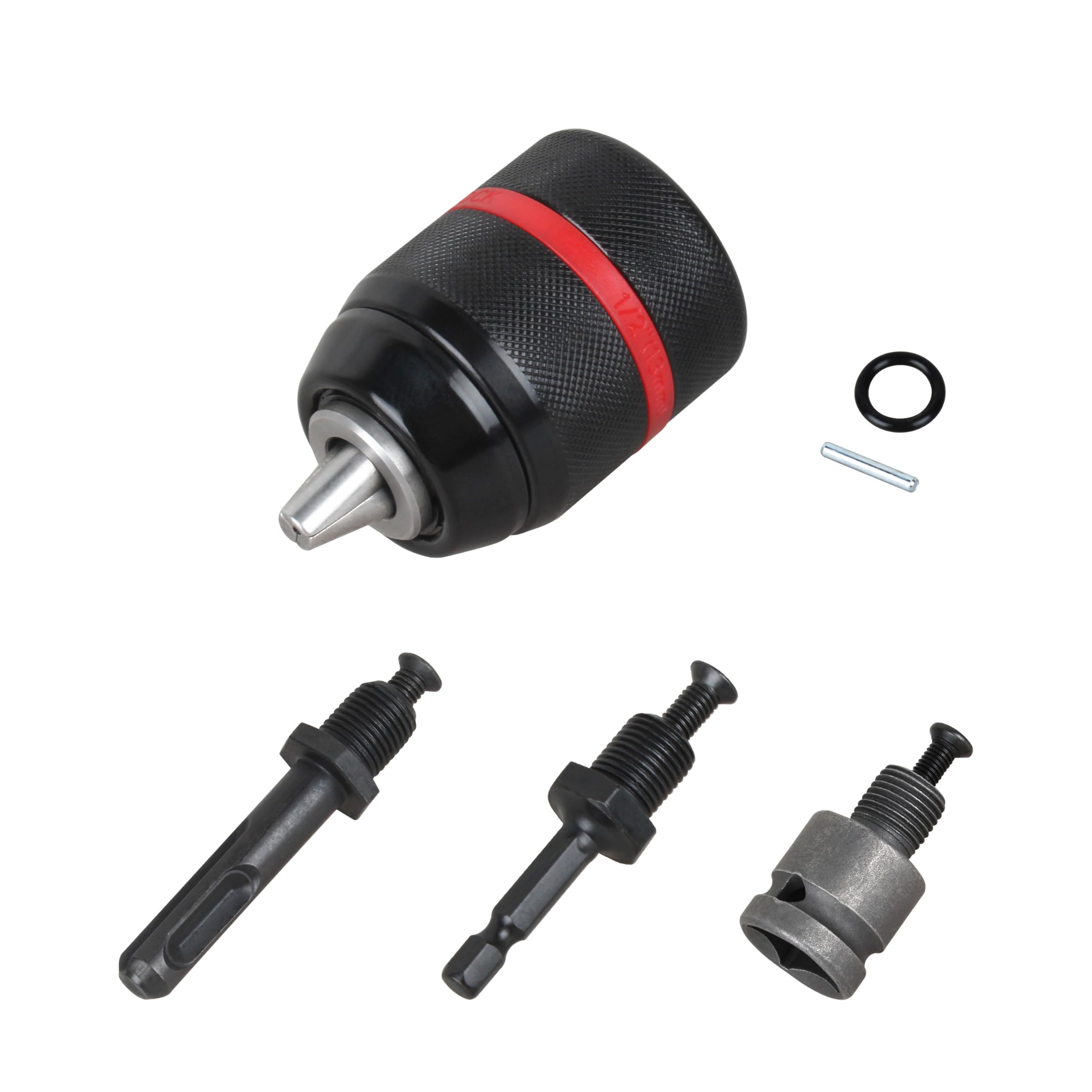Zfegto Keyless Drill Chuck Compatible with Milwau-kee, 1.5-13mm