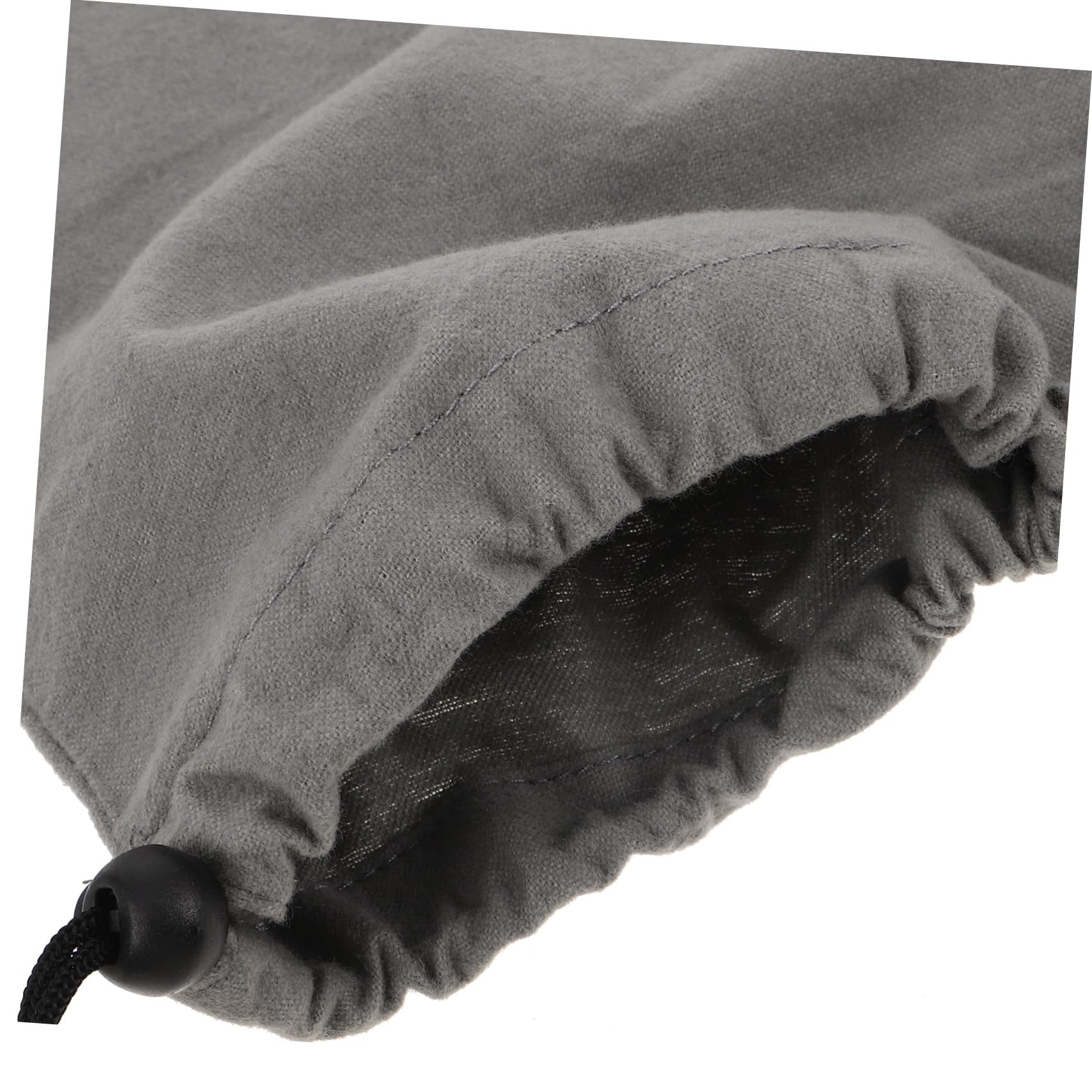 6 Pezzi borsa per scarpe con coulisse custodia per scarpe da viaggio Borsa di stoccaggio da viaggio in cotone Dark Grey