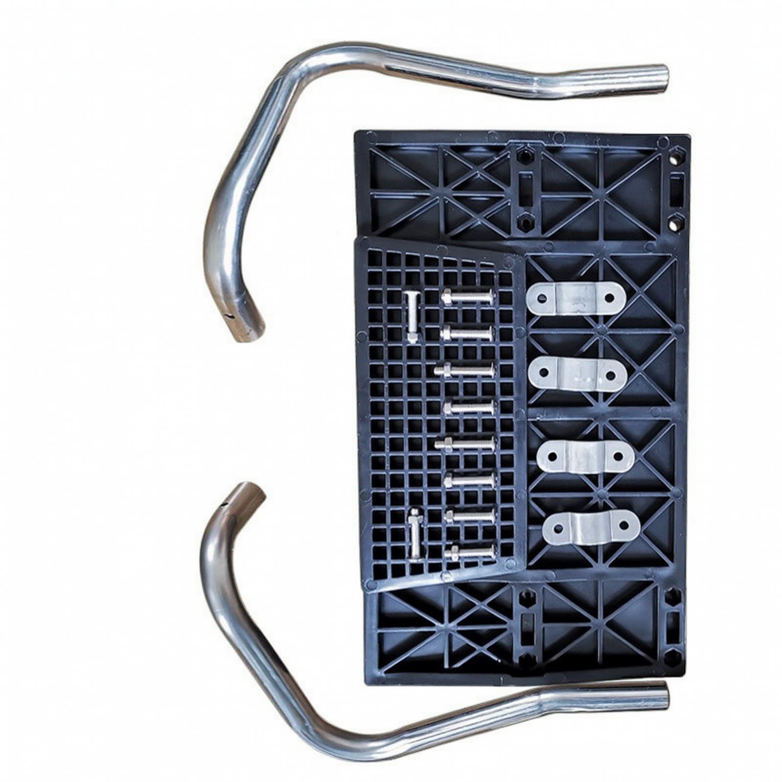 Ronyme Soporte Motor Fueraborda Marino | smontable, Soporte Motor con Tubos Acero Inoxidable, Compacto, para Lancha Neumática, Pescadores, náuticos