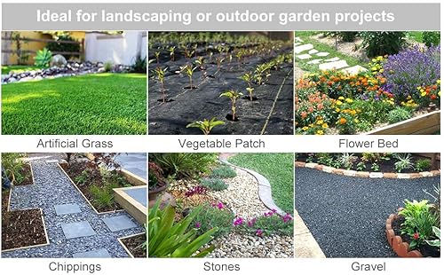 Miniatura 7 de Ctystallove - Tela prémium para paisaje y barrera de hierbas, 5 onzas