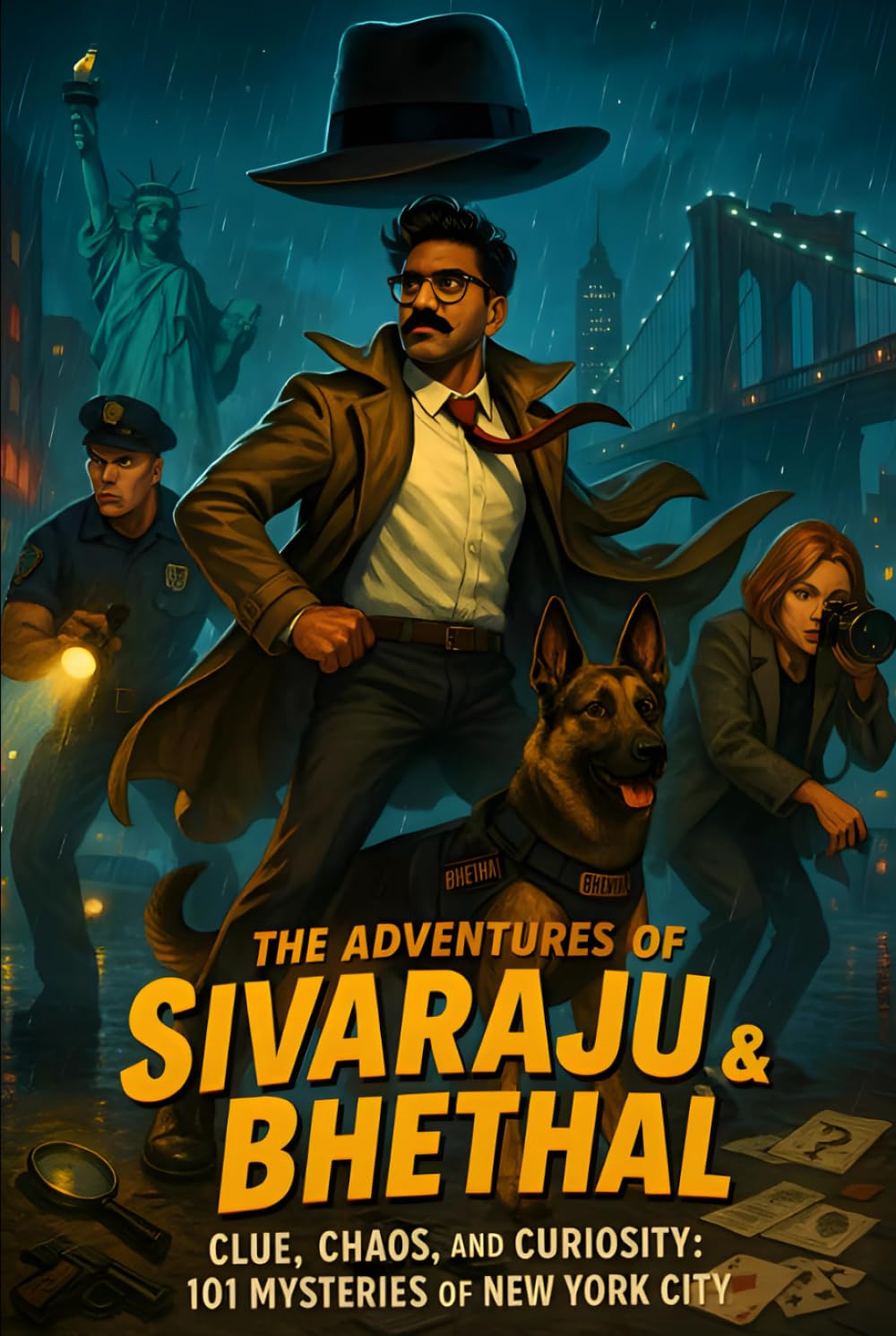 The Adventures of Sivaraju & Bhethal: Clue, Chaos, and Curiosity:101 Mysteries of New York City (The Detective Sivaraju)
