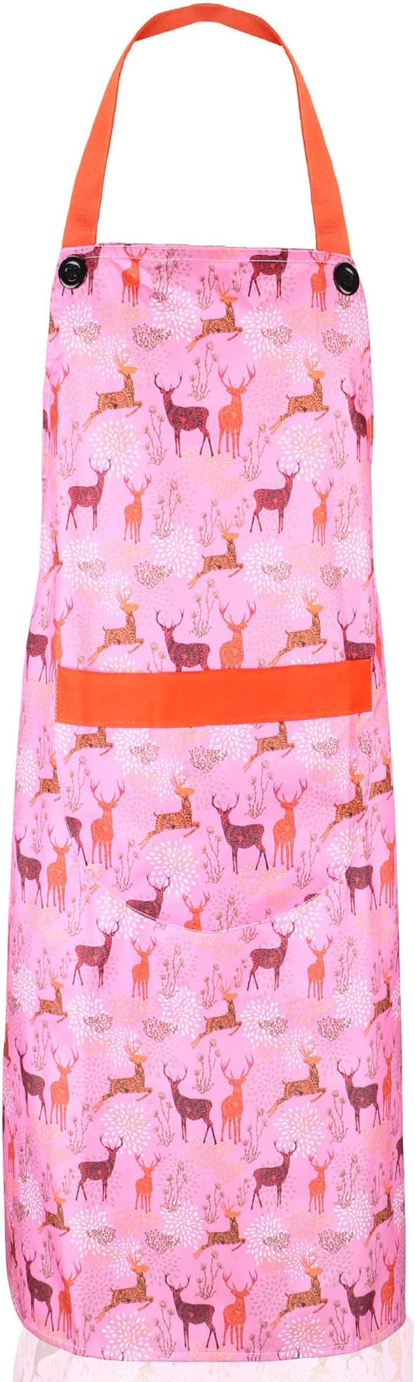 Zihuatailer Waterproof Wipe Clean PVC Apron for Women, Cute Womens Apron - A, W28xL34-Inch