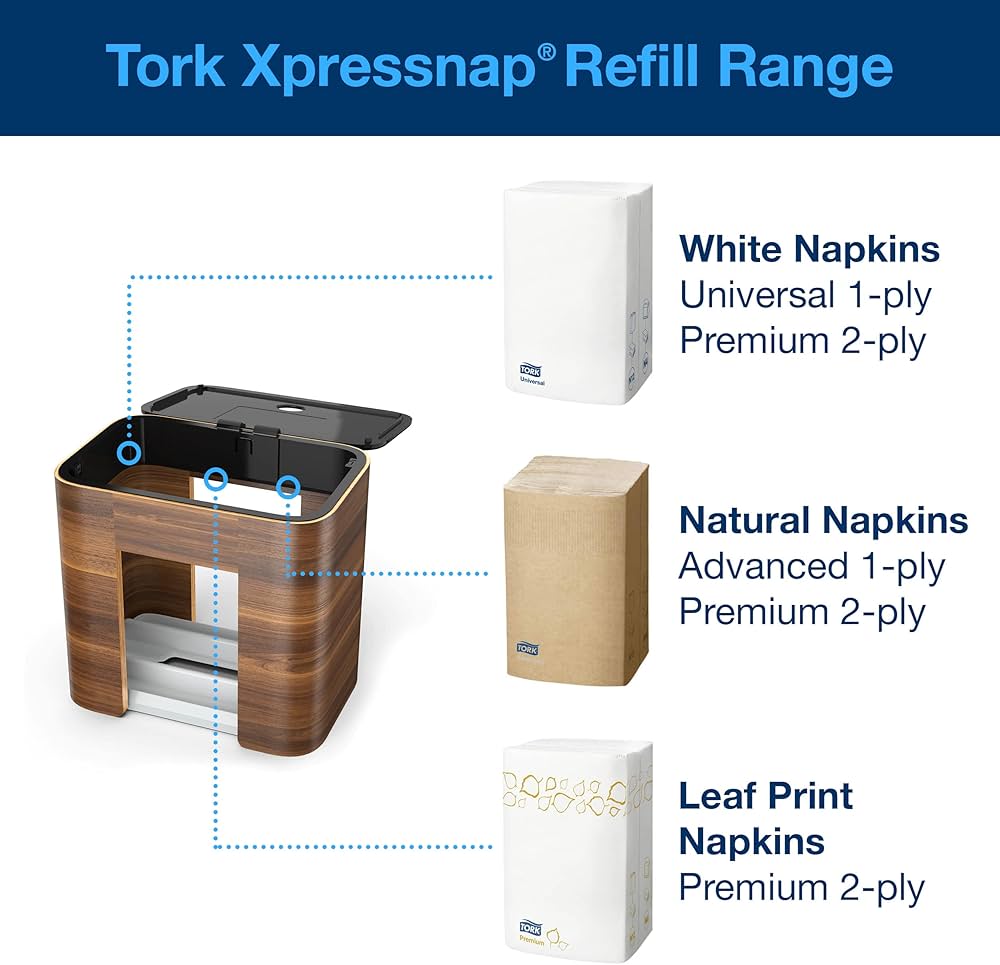 Tork 273002 Xpressnap dozownik stołowy do serwetek N4 / dozownik serwetek w  kolorze orzecha włoskiego : Amazon.pl: Dom i kuchnia
