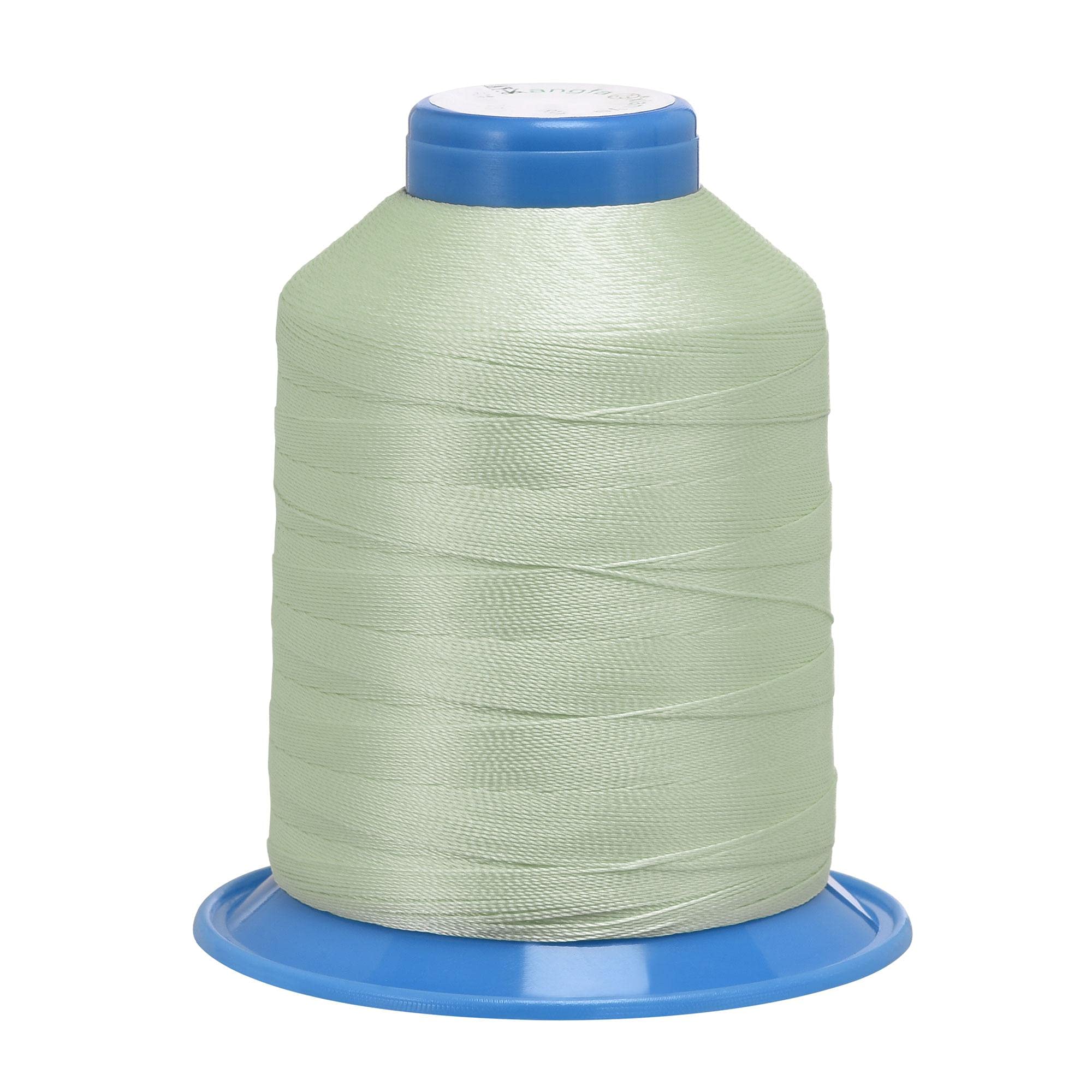 Fil de polyester collé anti-rupture 150D vert pâle pour machine et main