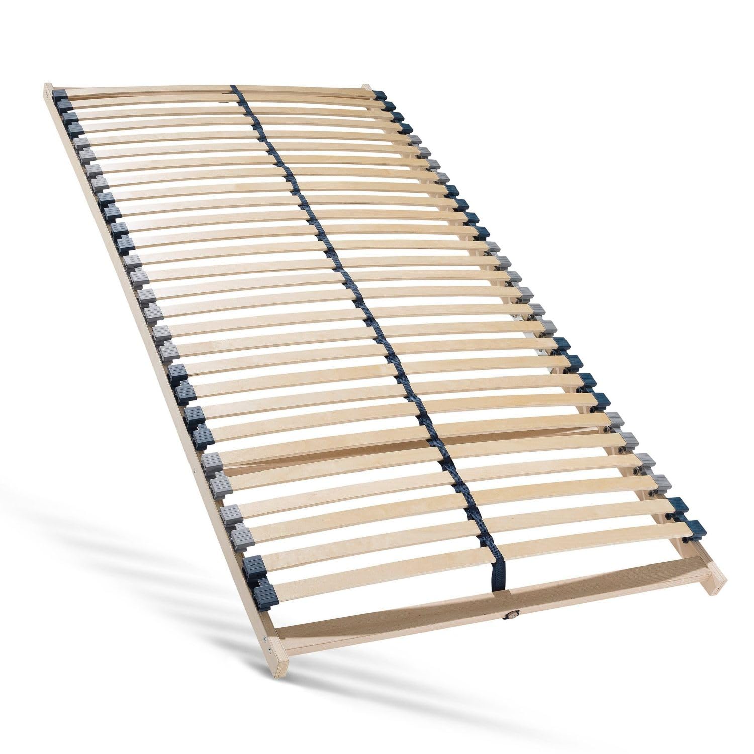 Lattenrost 140x200, Ergonomischer 7-Zonen-Lattenrost aus Buchenholz, 28 Latten, Selbstmontage, hohe Traglast bis 150Kg