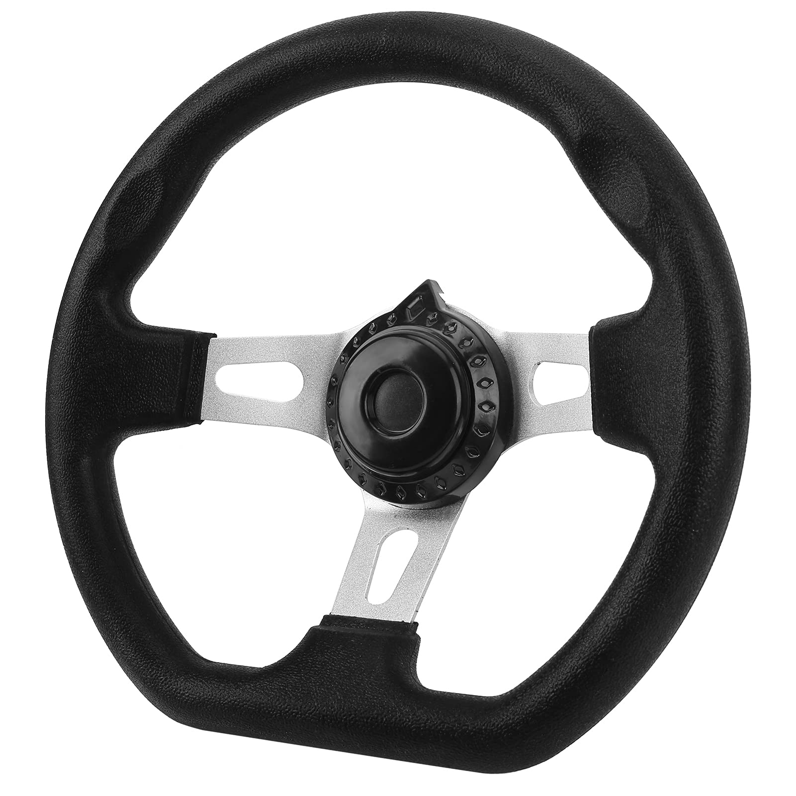 Volant KART hors route, conception à 3 rayons de 270 mm, métal de haute qualité avec poignée en mousse PU, ajustement universel pour les moteurs 150cc à 25cc, remplacement idéal