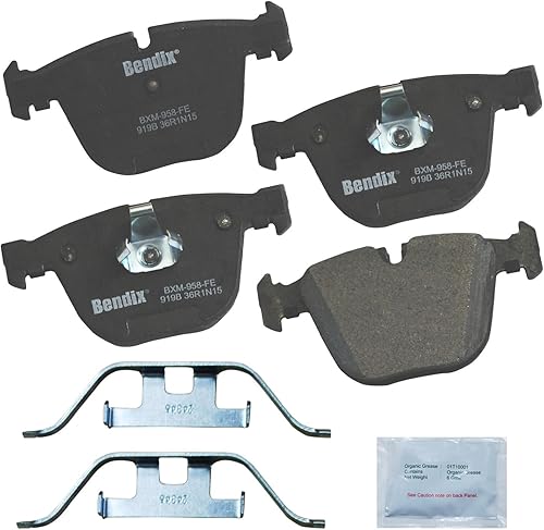 Miniatura 181 de Bendix Priority1 CFC154 - Juego de pastillas de freno de disco para Avanti II, Century, LeSabre, Regal, Riviera, chasis comercial, DeVille