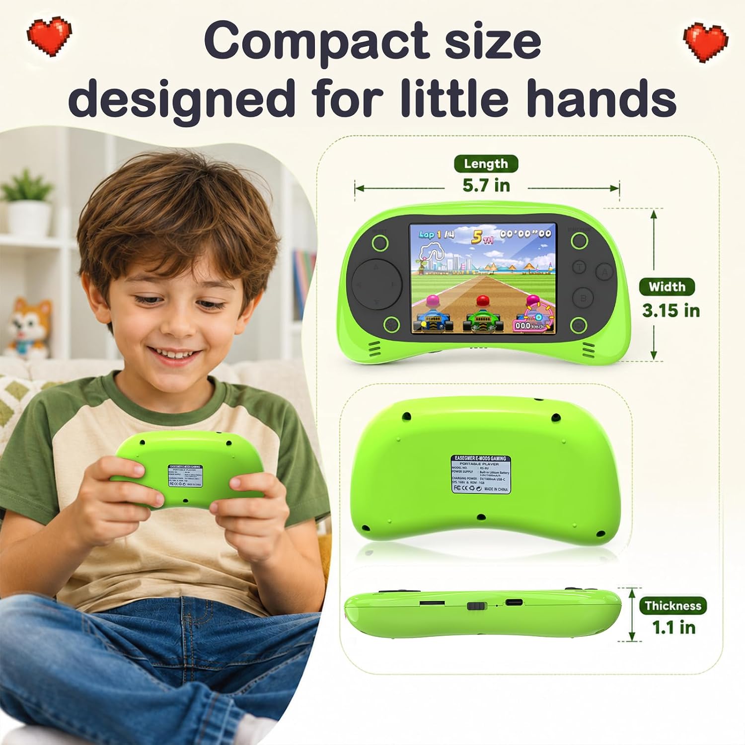 Handheld Game Kids Preloaded 230 Retro